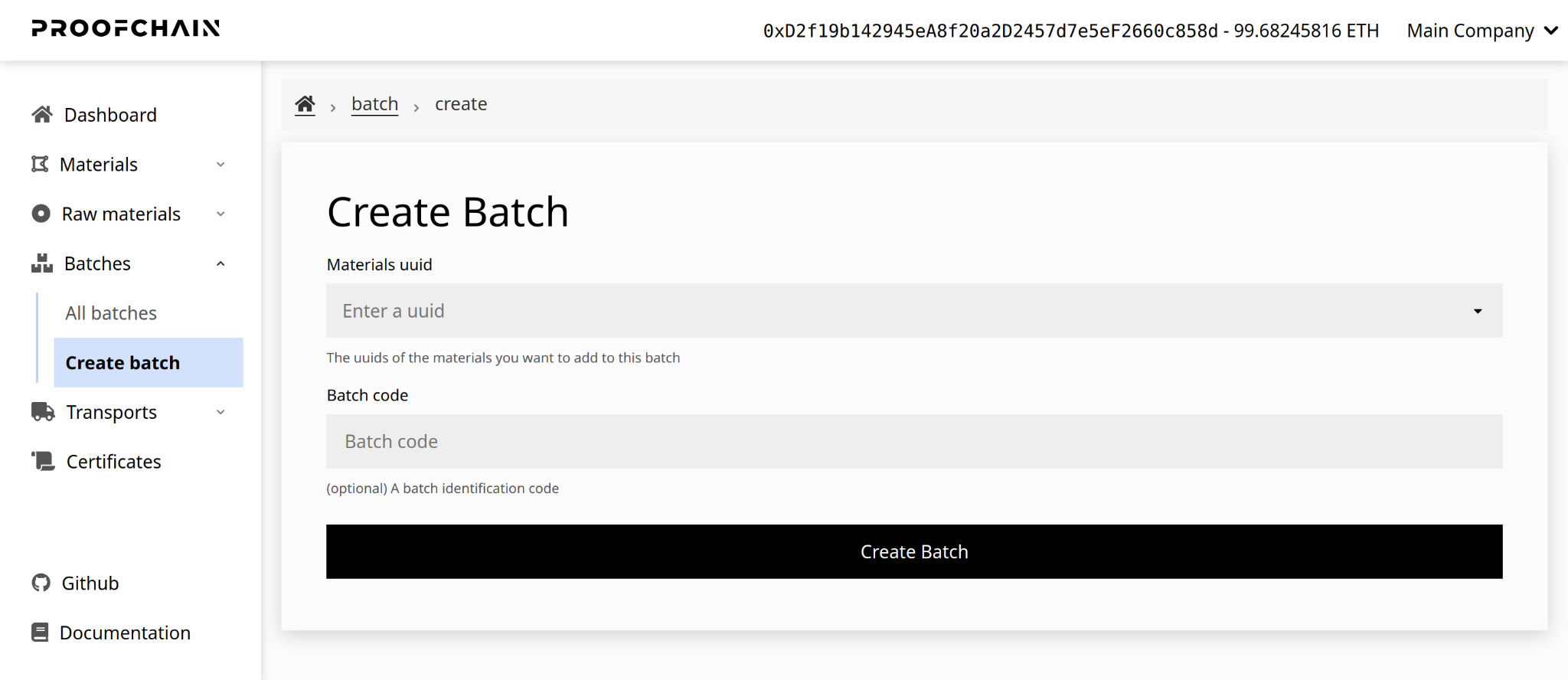 Batch create